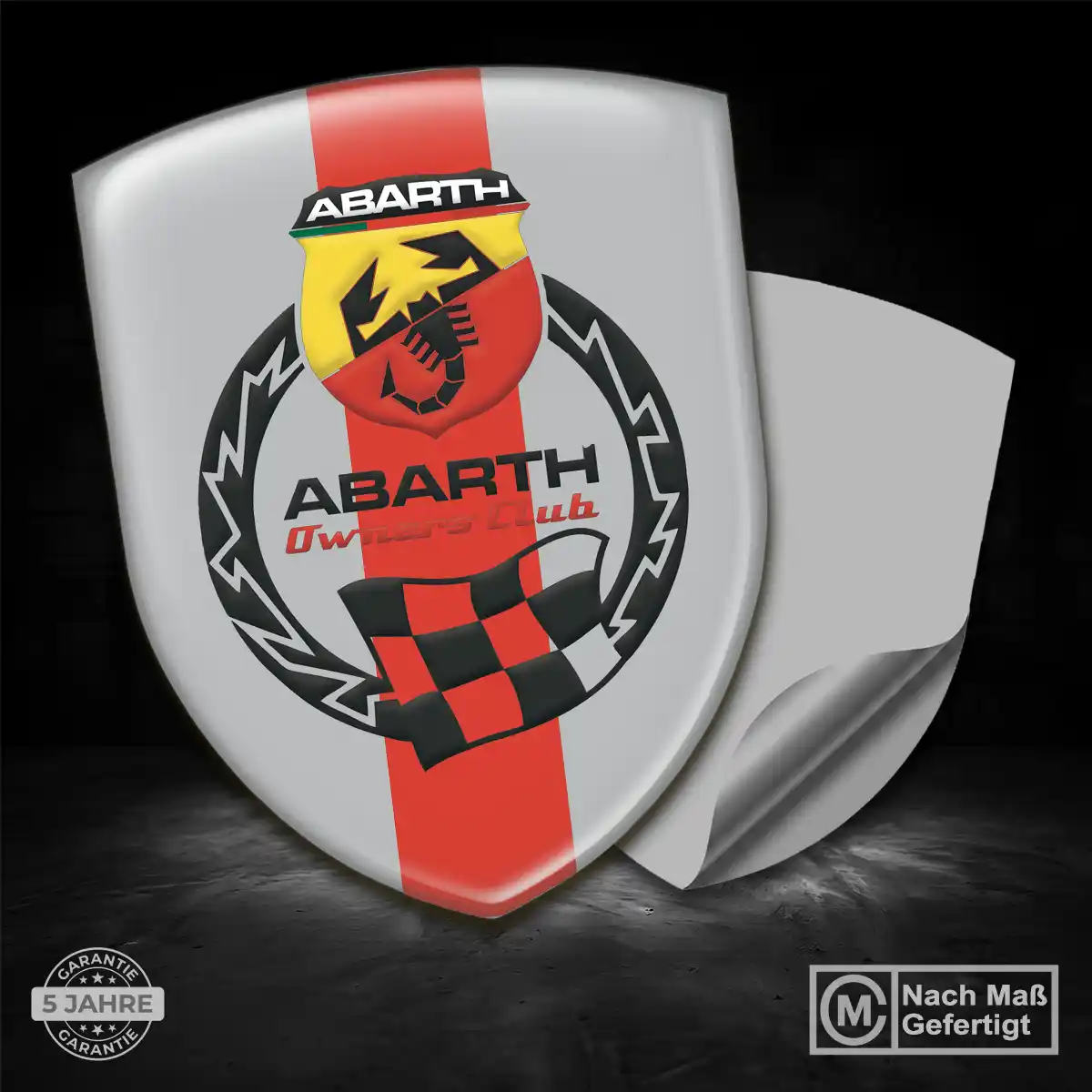 Abarth Wappen Emblem Auto Anspruchsvolles Design
