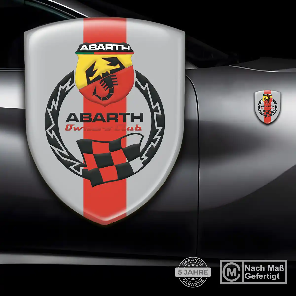 Abarth Wappen Emblem Auto Anspruchsvolles Design