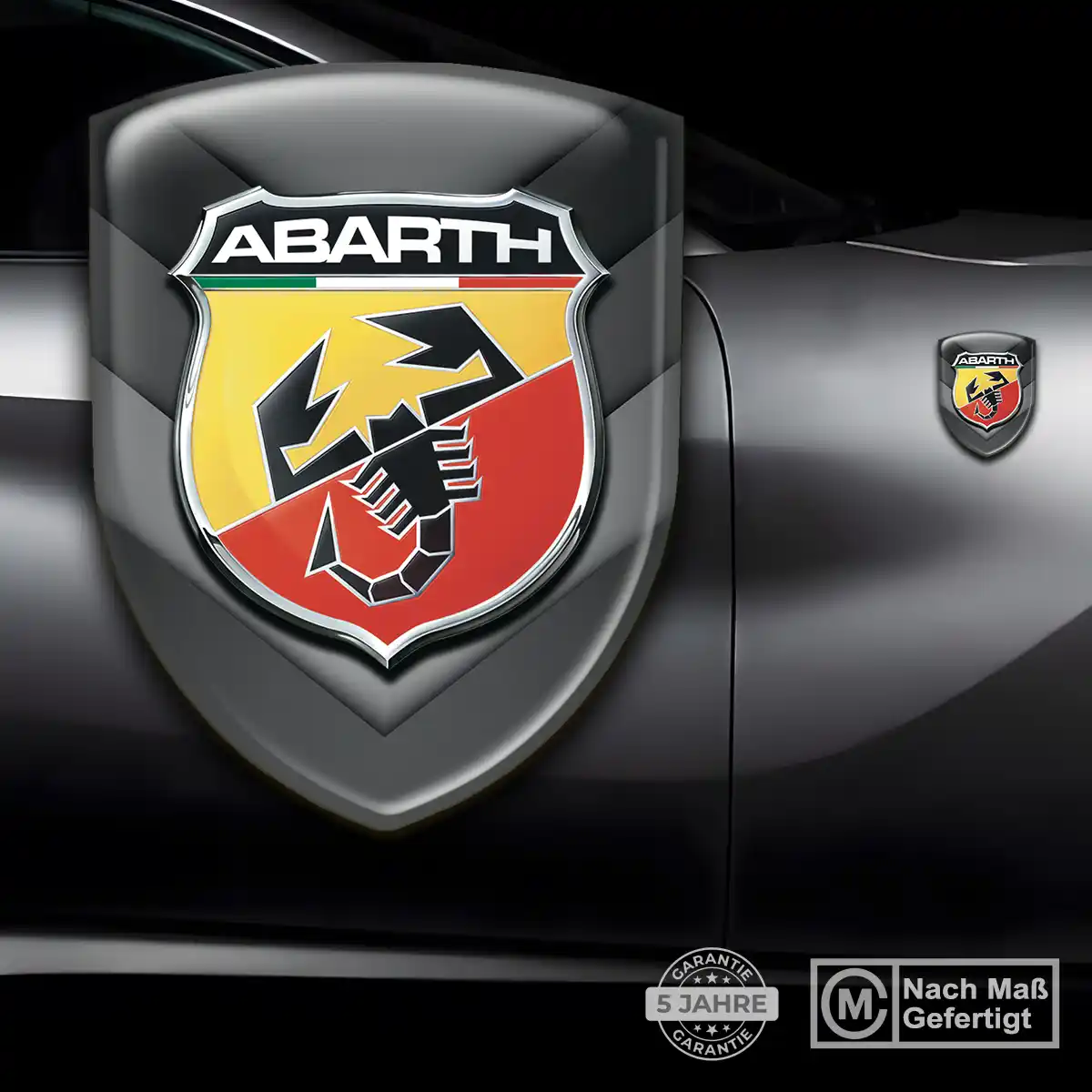 Abarth Wappen Emblem Auto Überzeugende Qualität