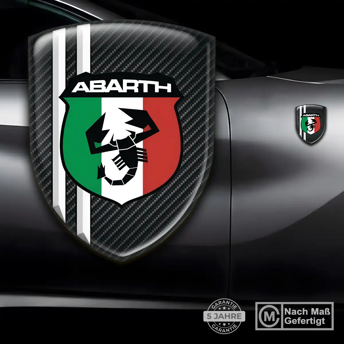 Abarth Wappen Emblem Auto Erstklassige Qualität