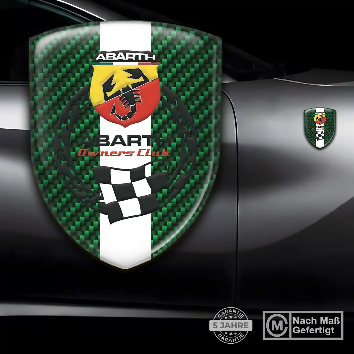 Abarth Wappen Emblem Auto Exterieurdesign