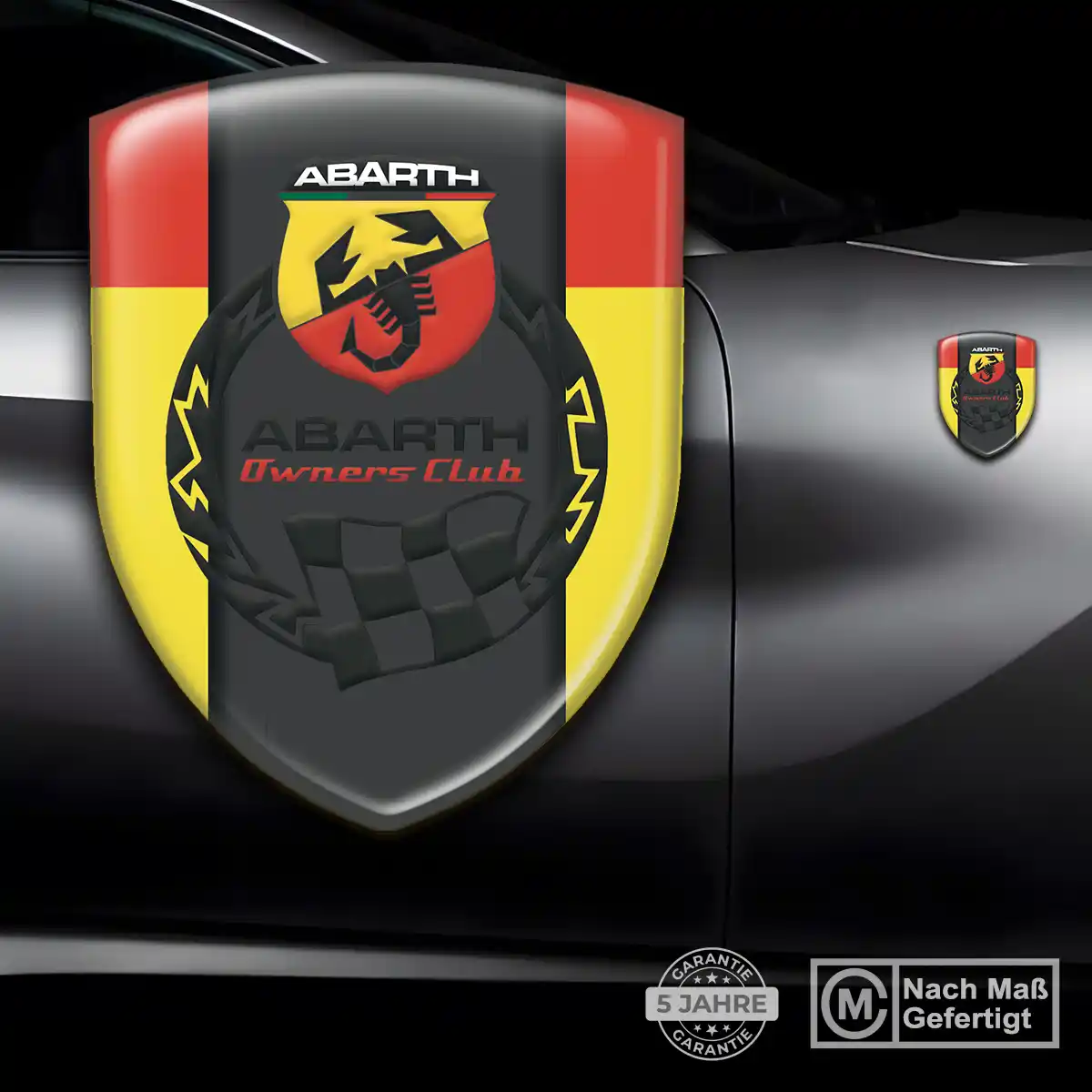 Abarth Wappen Emblem Auto Hohe Qualität