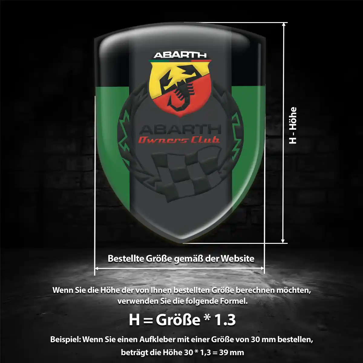 Abarth Wappen Emblem Auto Modernes Design