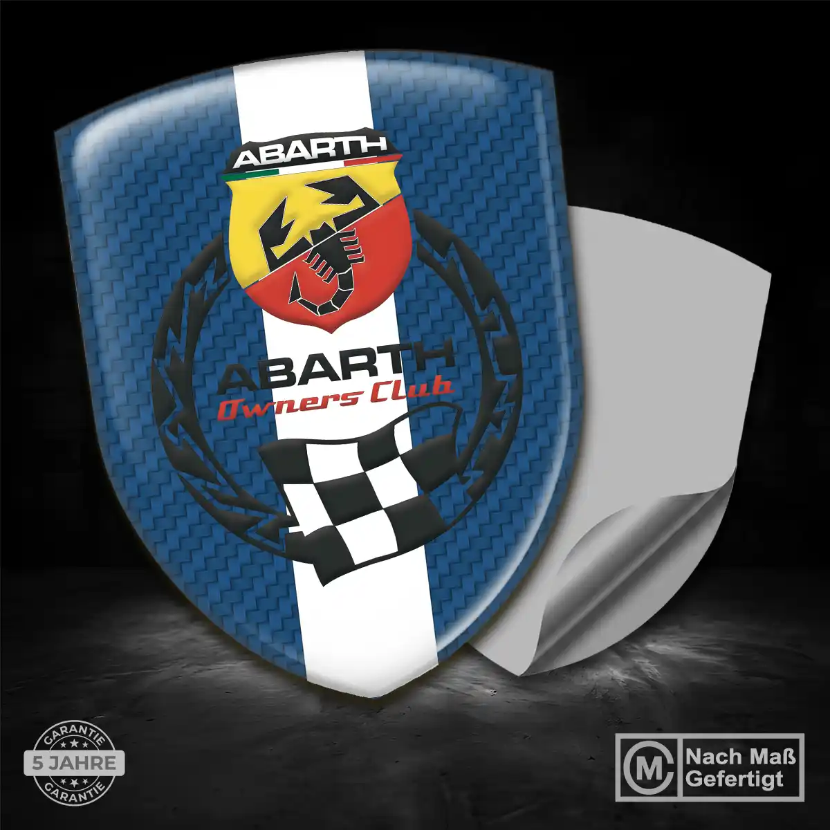 Abarth Wappen Emblem Auto Premium-Edition
