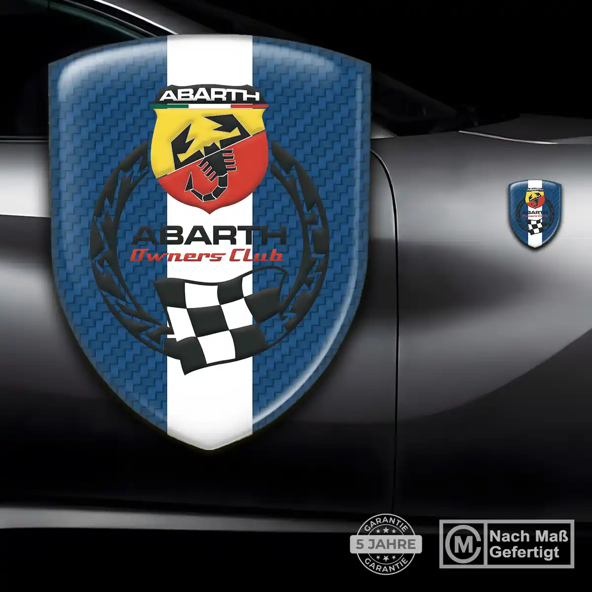 Abarth Wappen Emblem Auto Premium-Edition