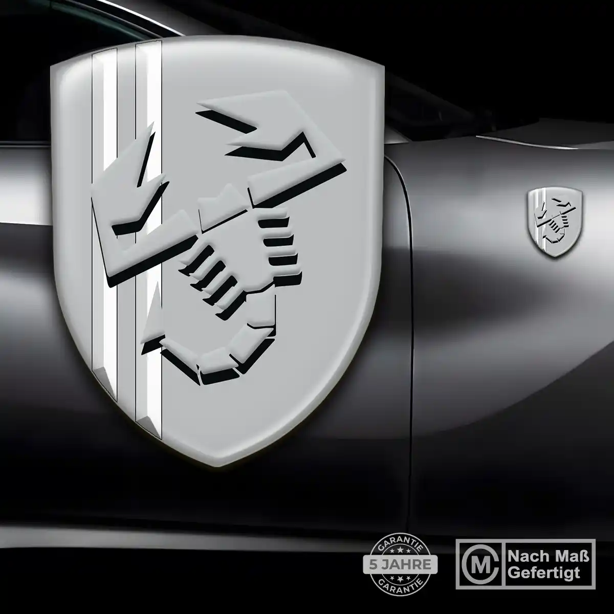 Abarth Wappen Emblem Auto Tuningfahrzeug