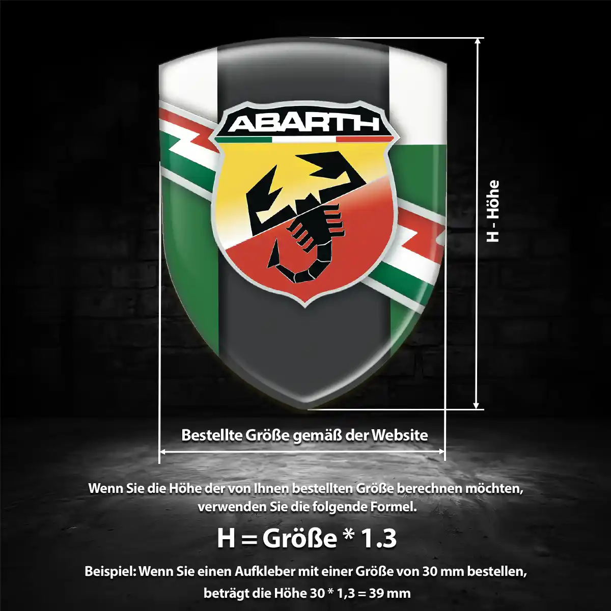 Abarth Wappen Emblem Edles Design