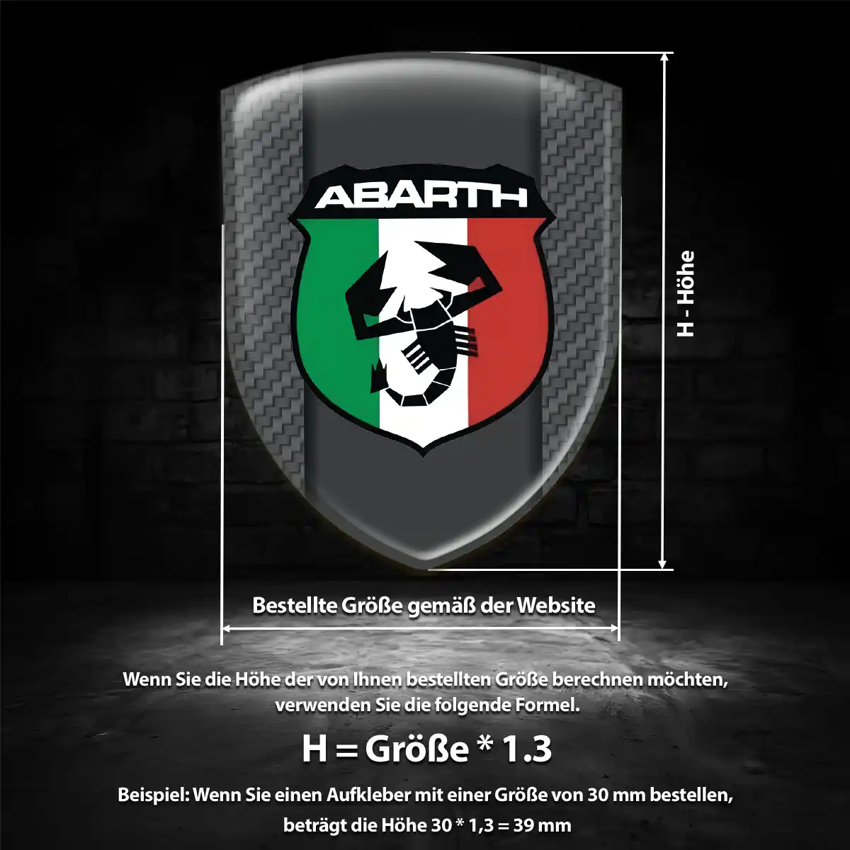 Abarth Wappen Emblem Exterieurdesign