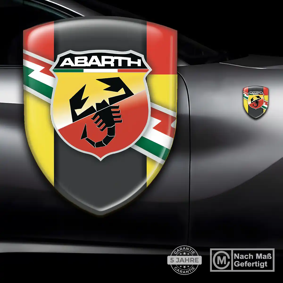 Abarth Wappen Emblem Hochwertiges Harz