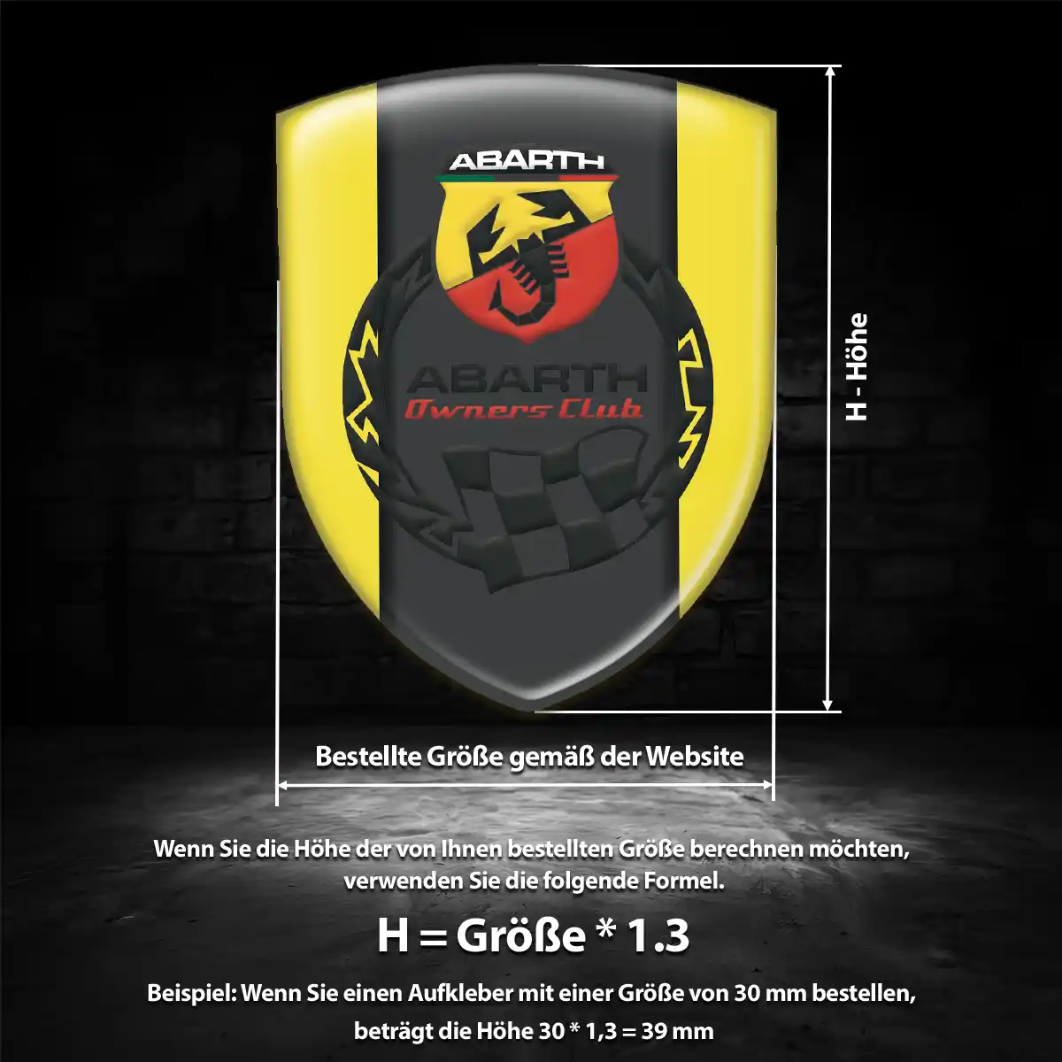 Abarth Wappen Emblem Markenedition
