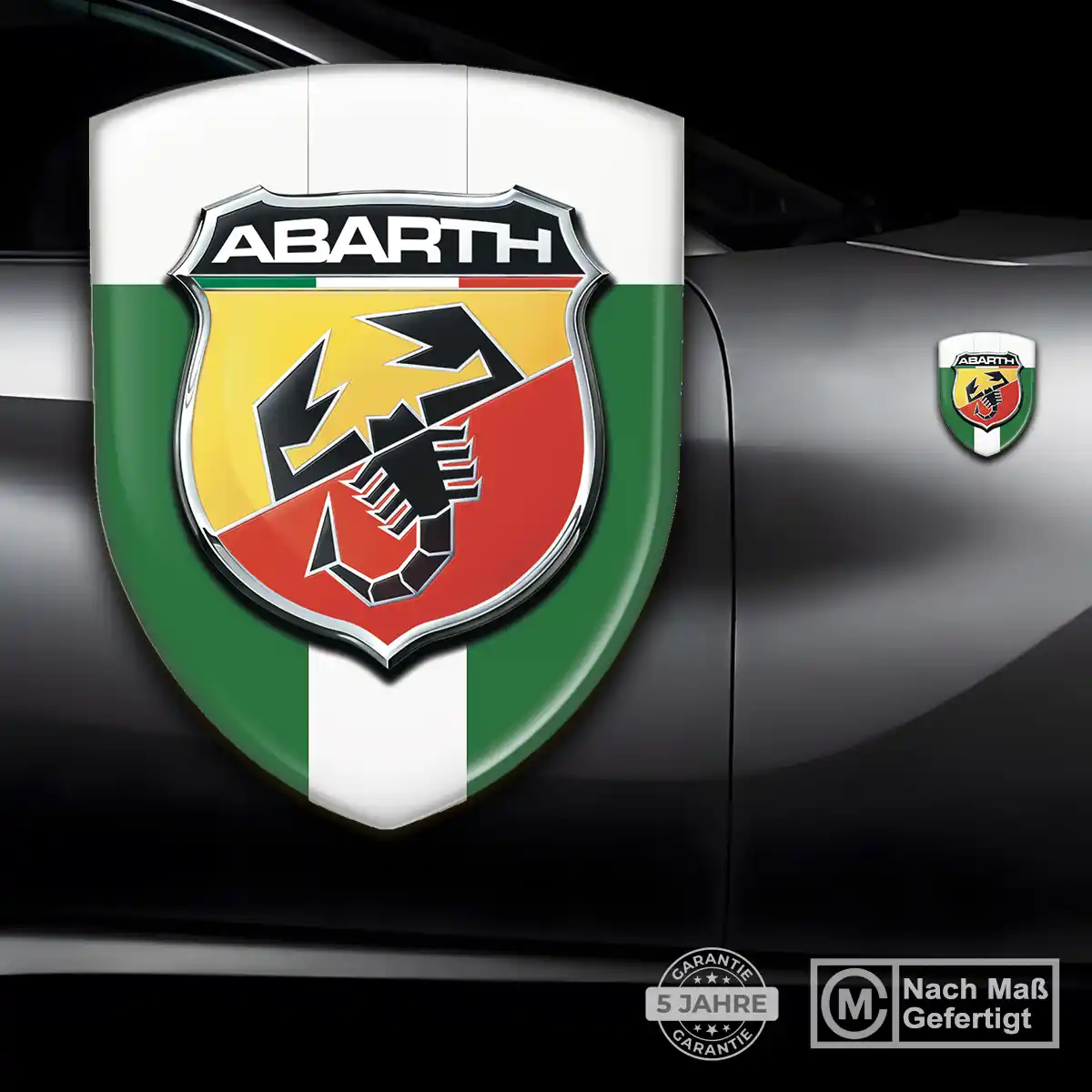 Abarth Wappen Emblem Tuningfahrzeug