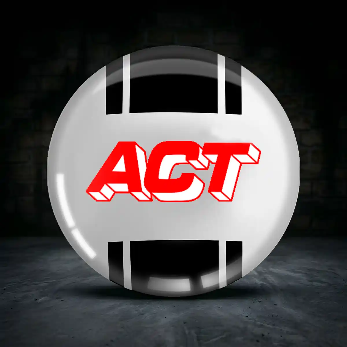 ACT Aufkleber Felgenemblem Silikon Stilvolles Design