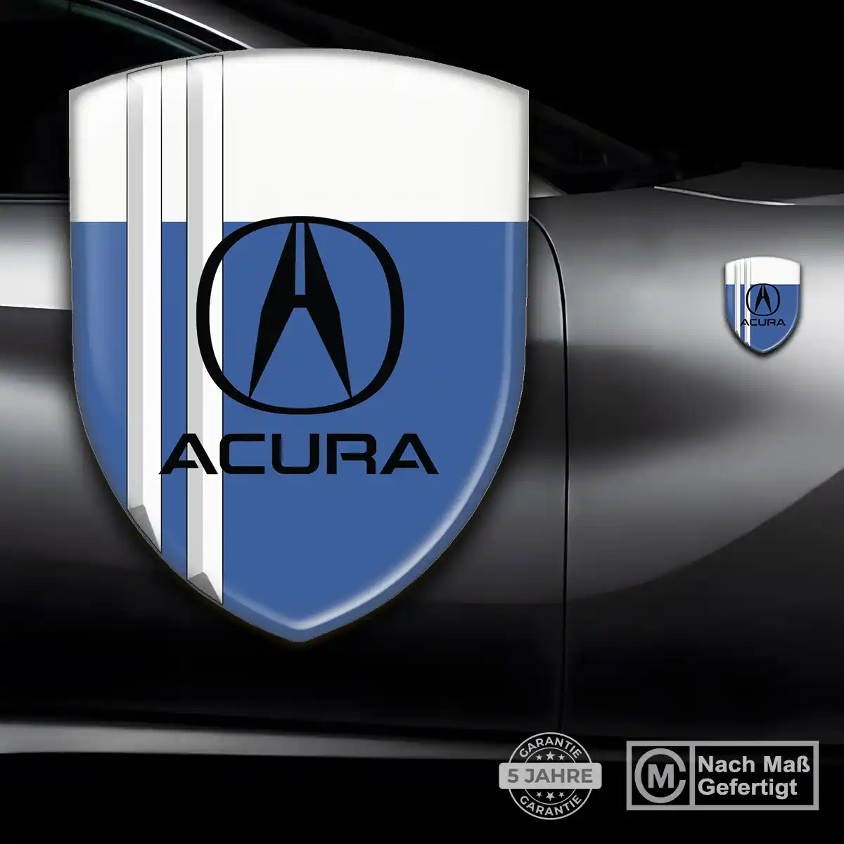 Acura 3D Gel Aufkleber Auto Stilvolles Design