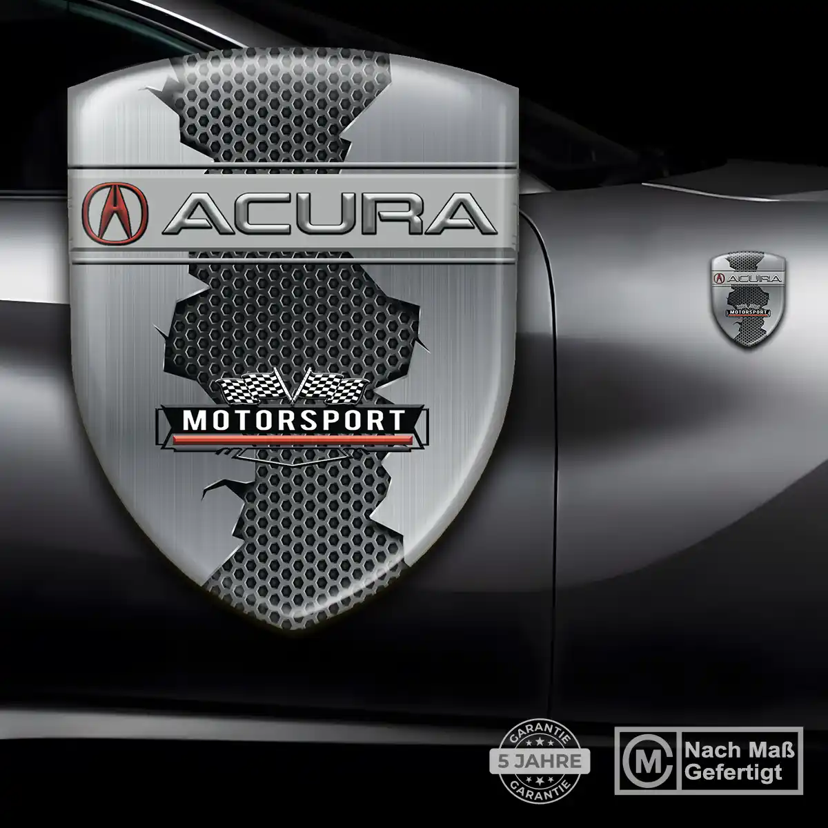Acura 3D Gel Aufkleber Emblem Auto Interieurdesign