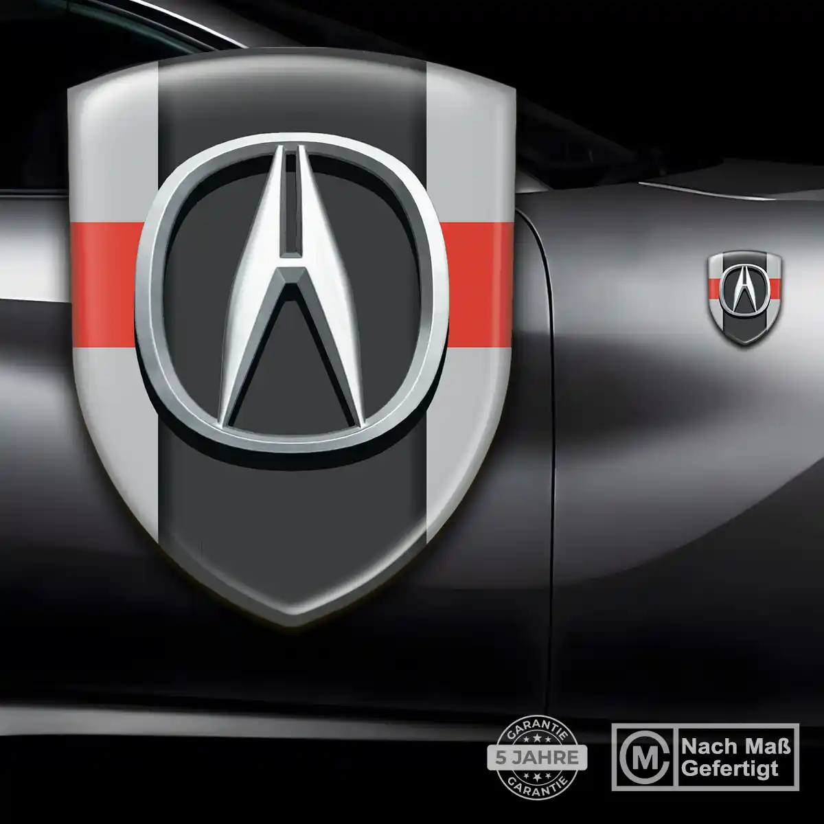 Acura 3D Gel Aufkleber Emblem Hochwertiges Harz