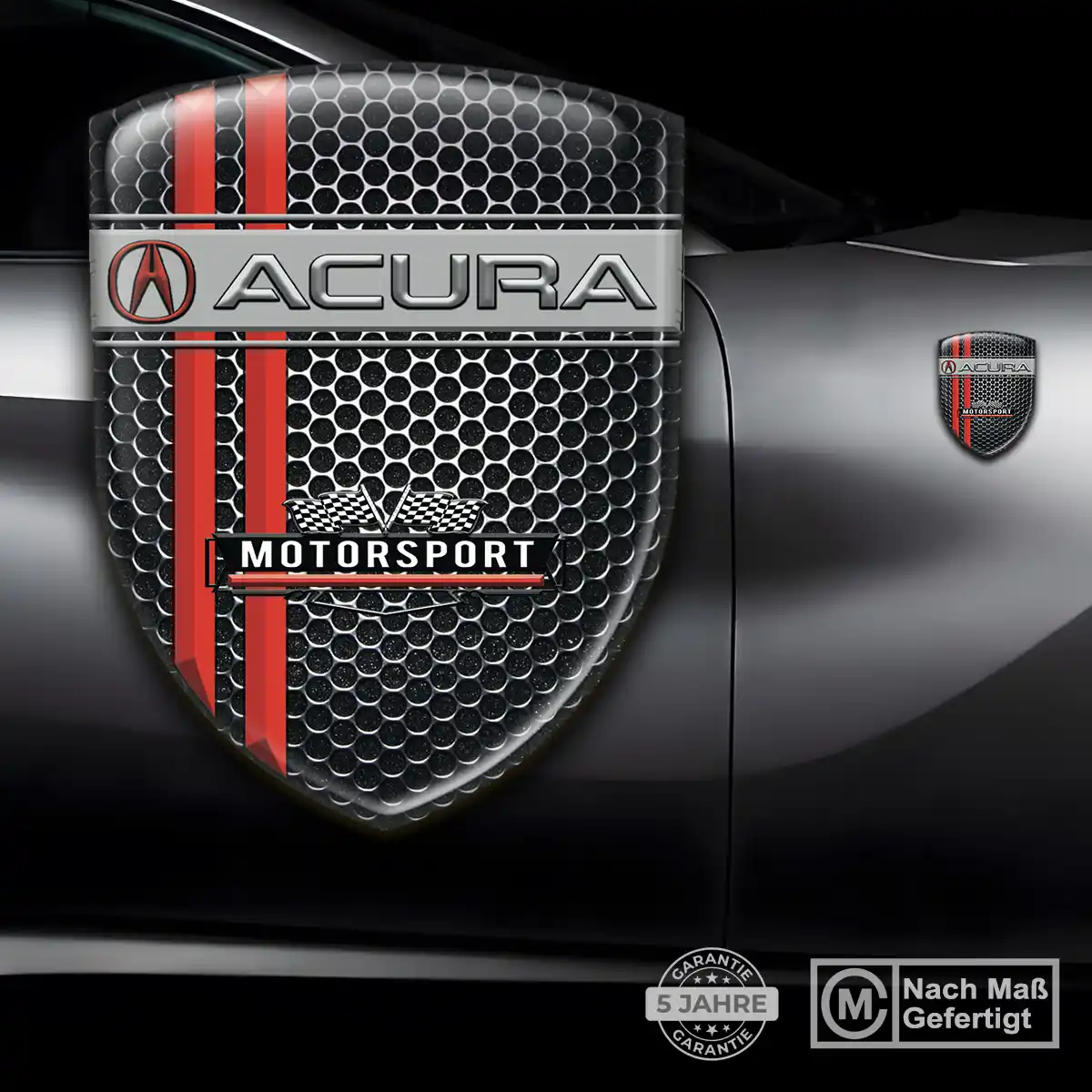 Acura 3D Gel Aufkleber Emblem Premiumqualität