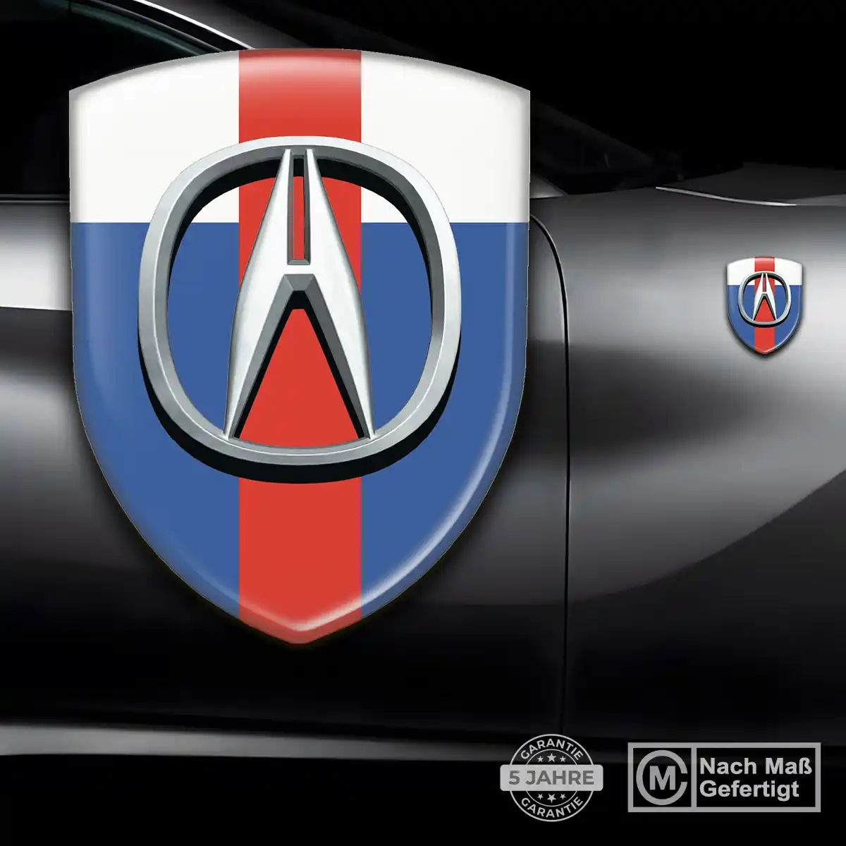 Acura 3D Gel Aufkleber Embleme Auto Interieurdesign