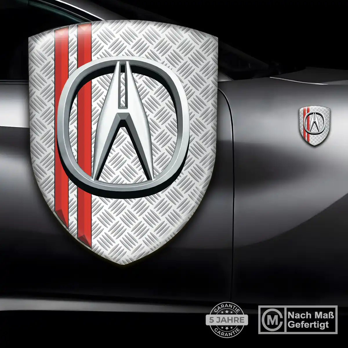 Acura 3D Gel Aufkleber Embleme Hochwertiges Harz