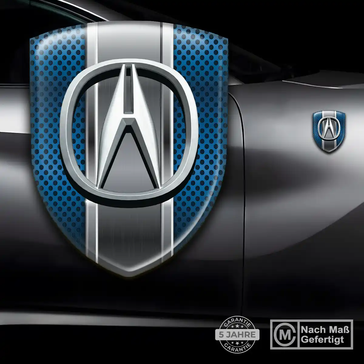 Acura 3D Gel Aufkleber Embleme Interieurdesign