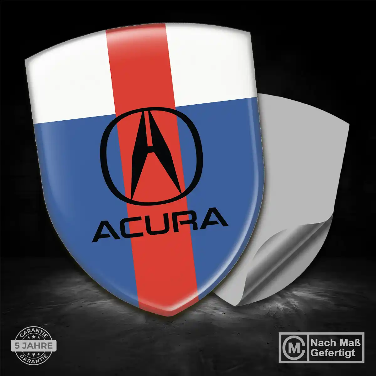 Acura 3D Gel Aufkleber Hochwertiges Harz