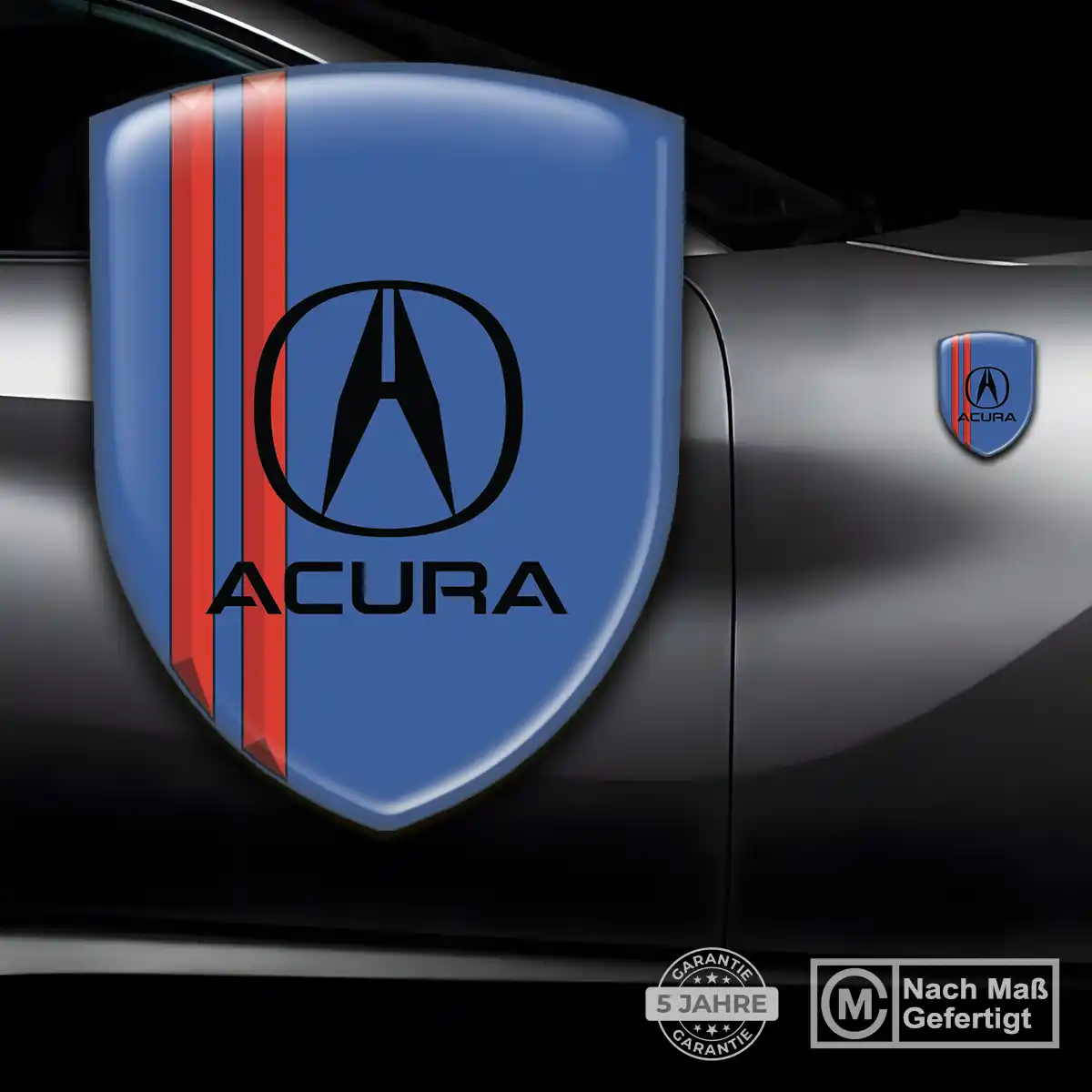 Acura 3D Gel Aufkleber Limitierte Auflage