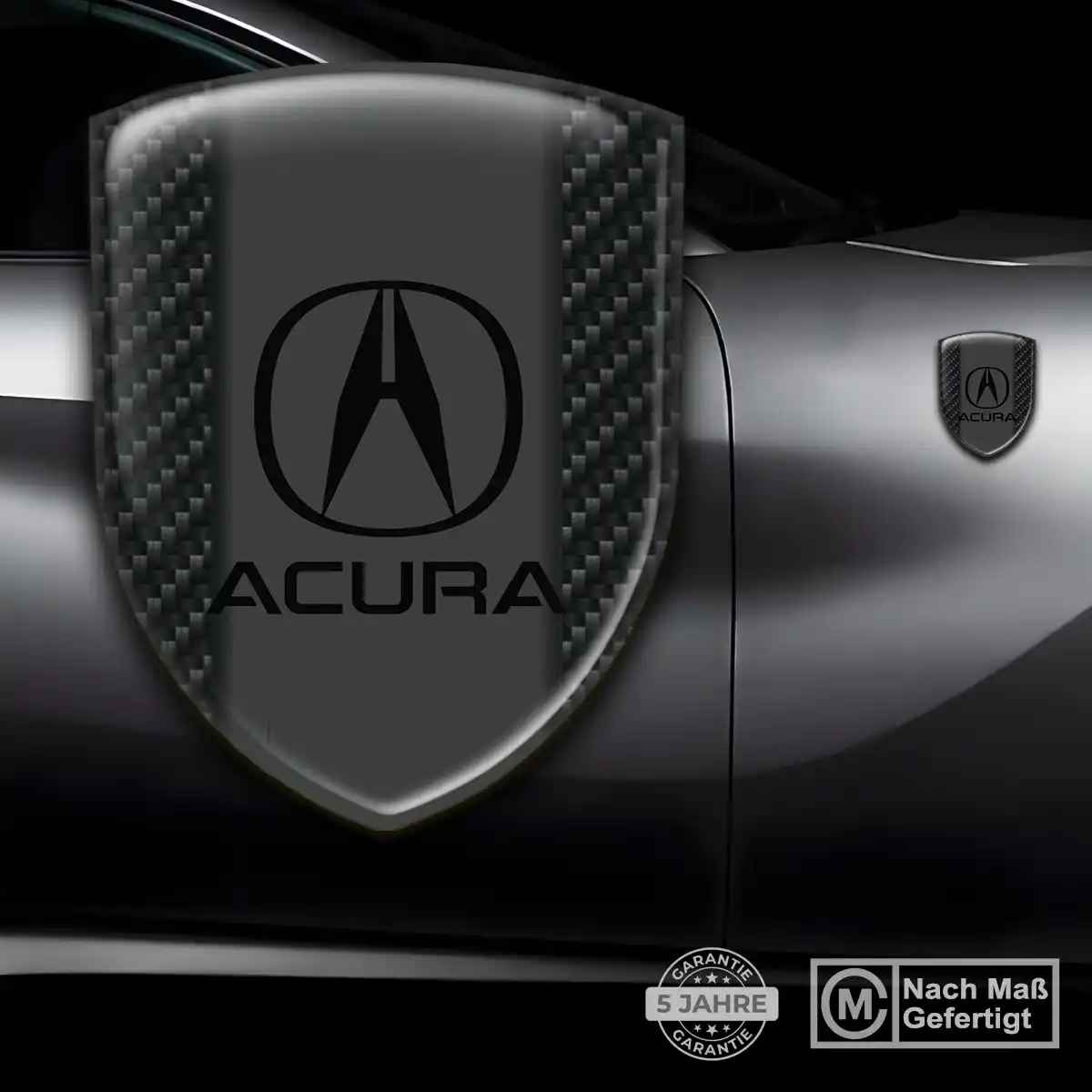 Acura 3D Gel Aufkleber Silikon Auto Exterieurdesign