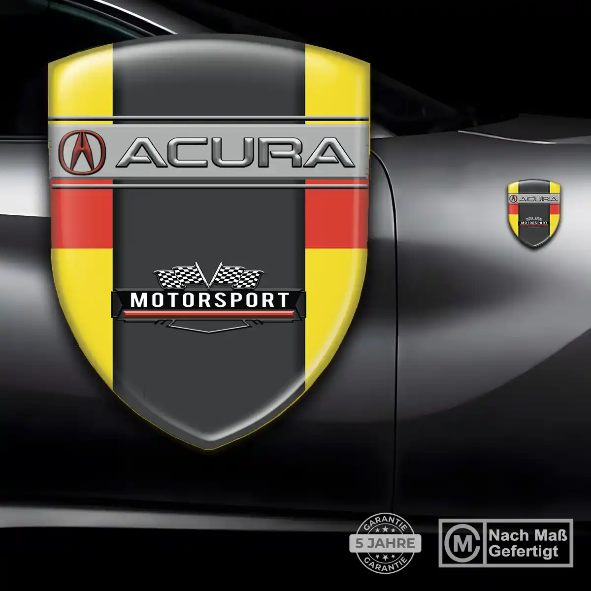 Acura 3D Gel Aufkleber Silikon Auto Hochwertiges Harz