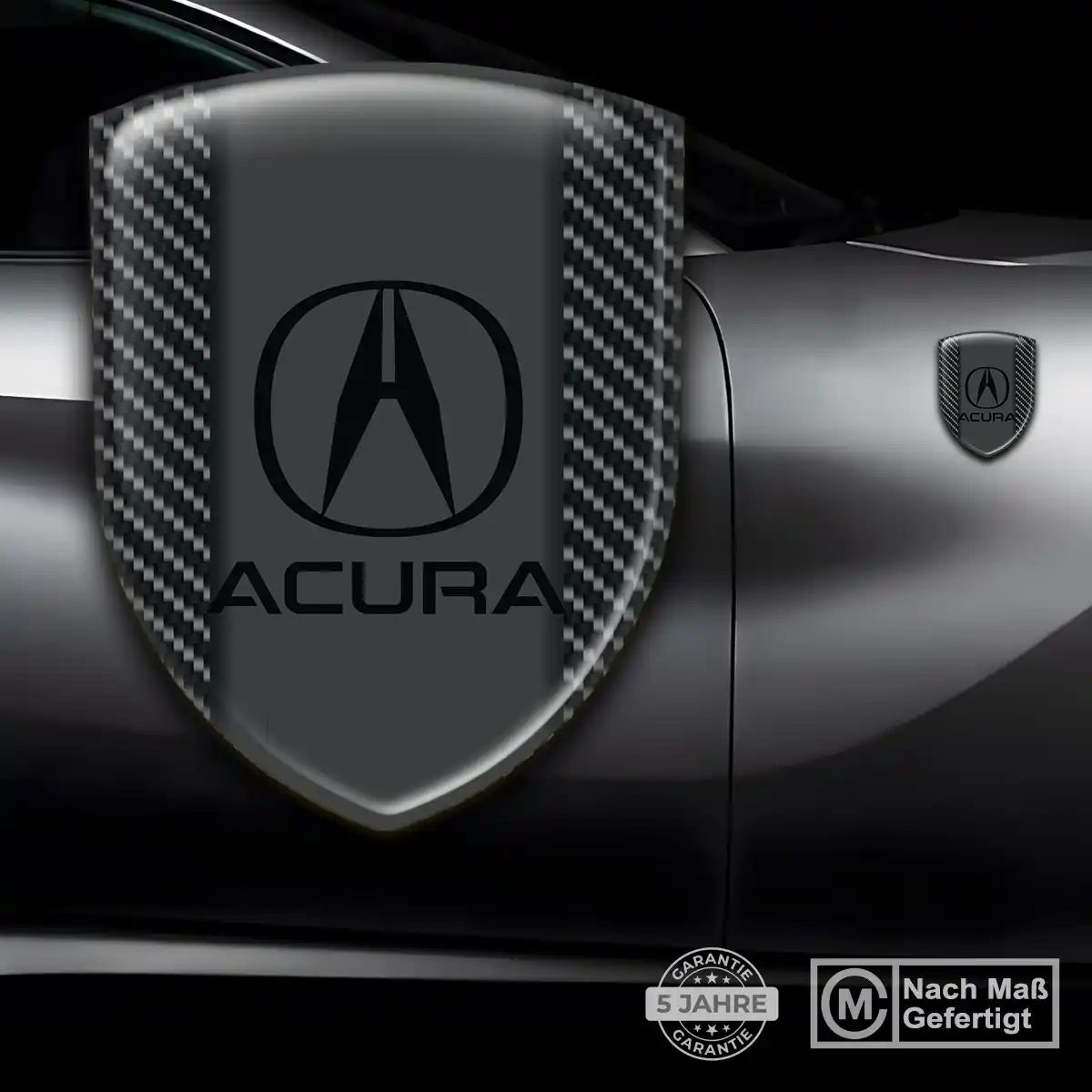Acura 3D Gel Aufkleber Silikon Auto Interieurdesign