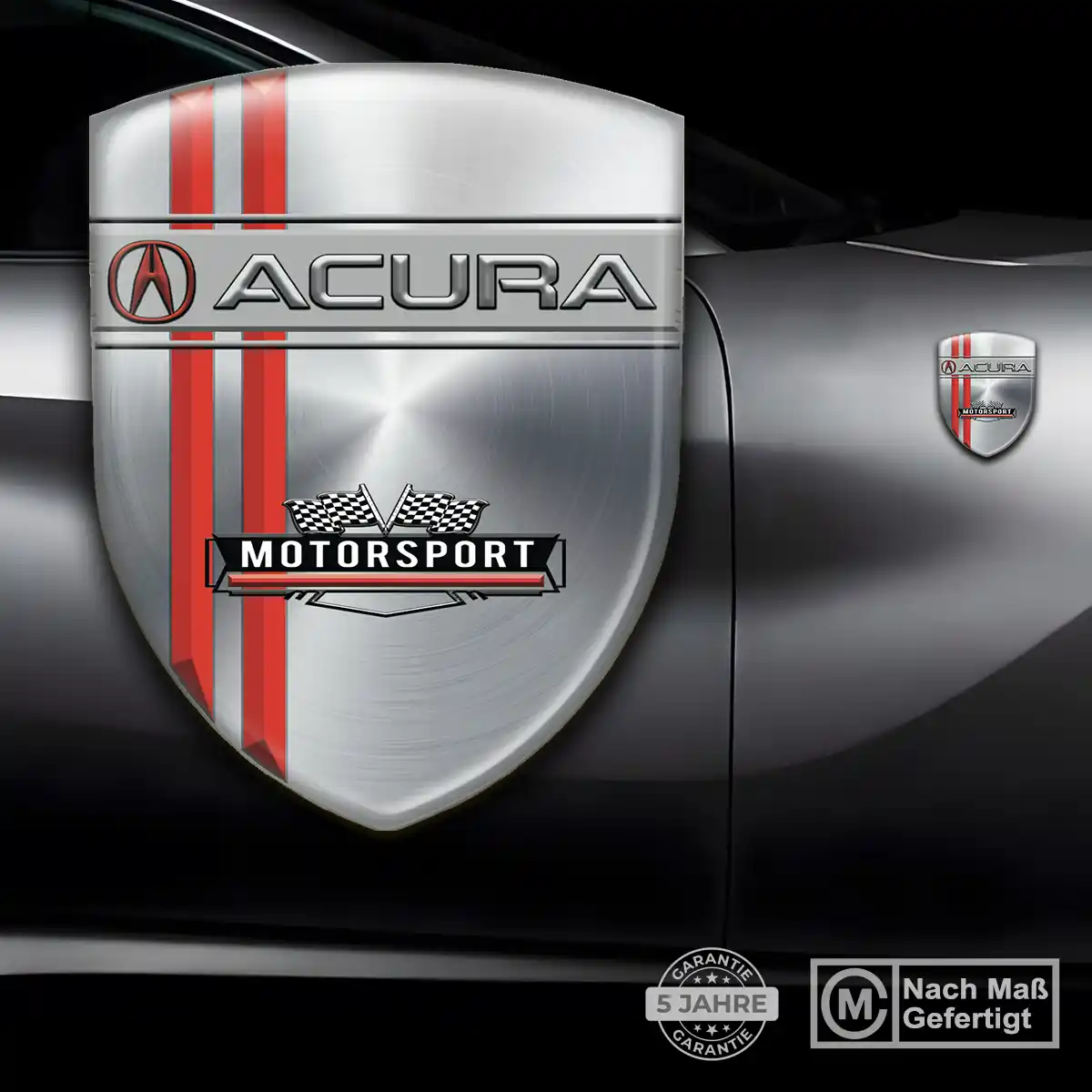 Acura 3D Gel Aufkleber Silikon Auto Limitierte Auflage