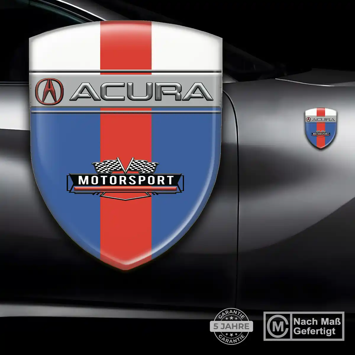 Acura 3D Gel Aufkleber Silikon Auto Stilvolles Design