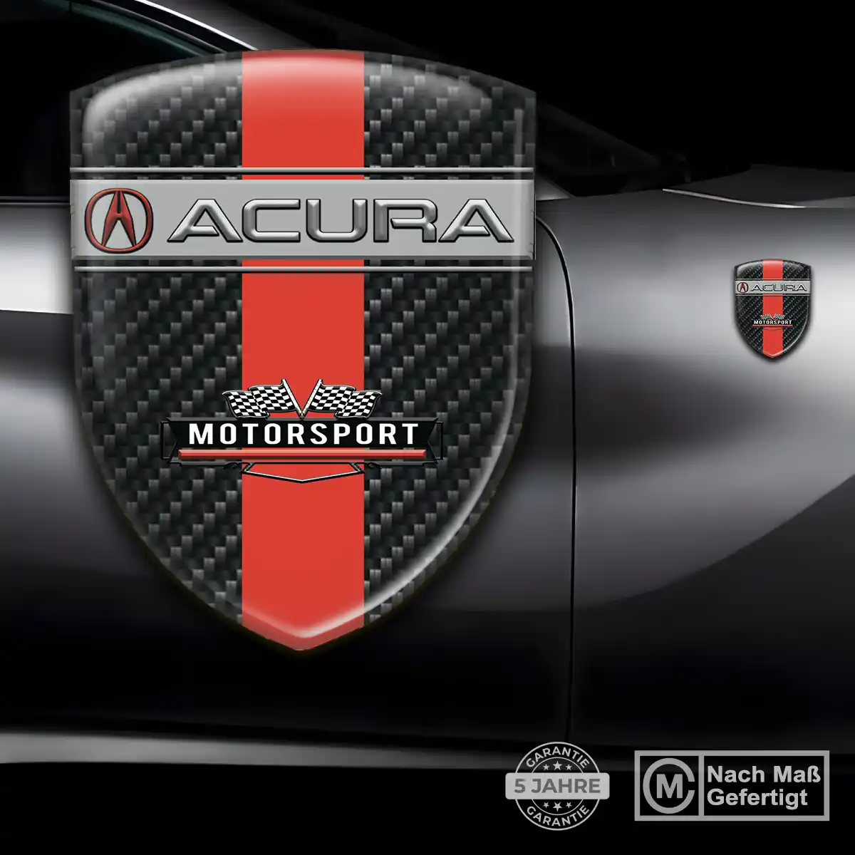 Acura 3D Gel Aufkleber Silikon Interieurdesign