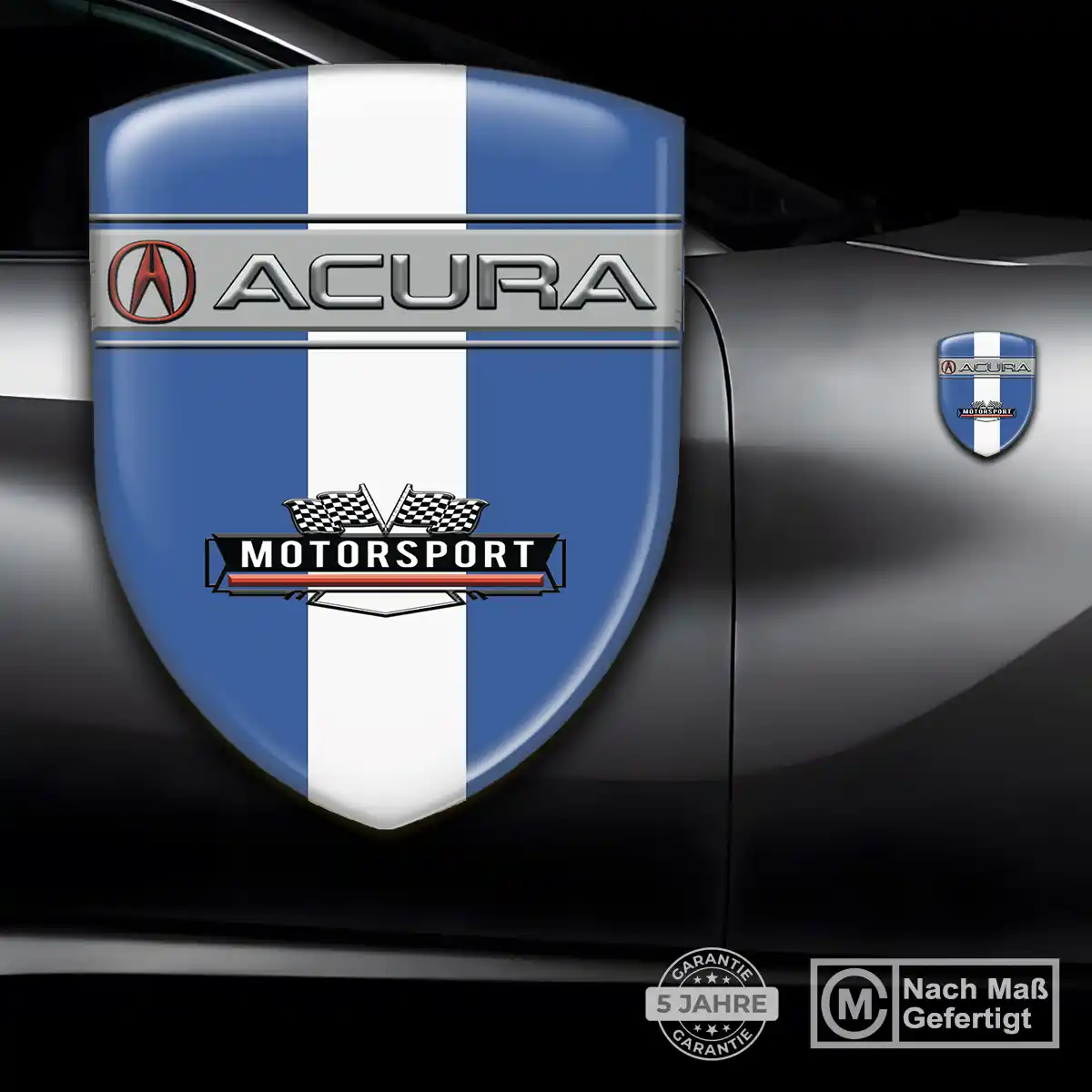 Acura 3D Gel Aufkleber Silikon Limitierte Auflage
