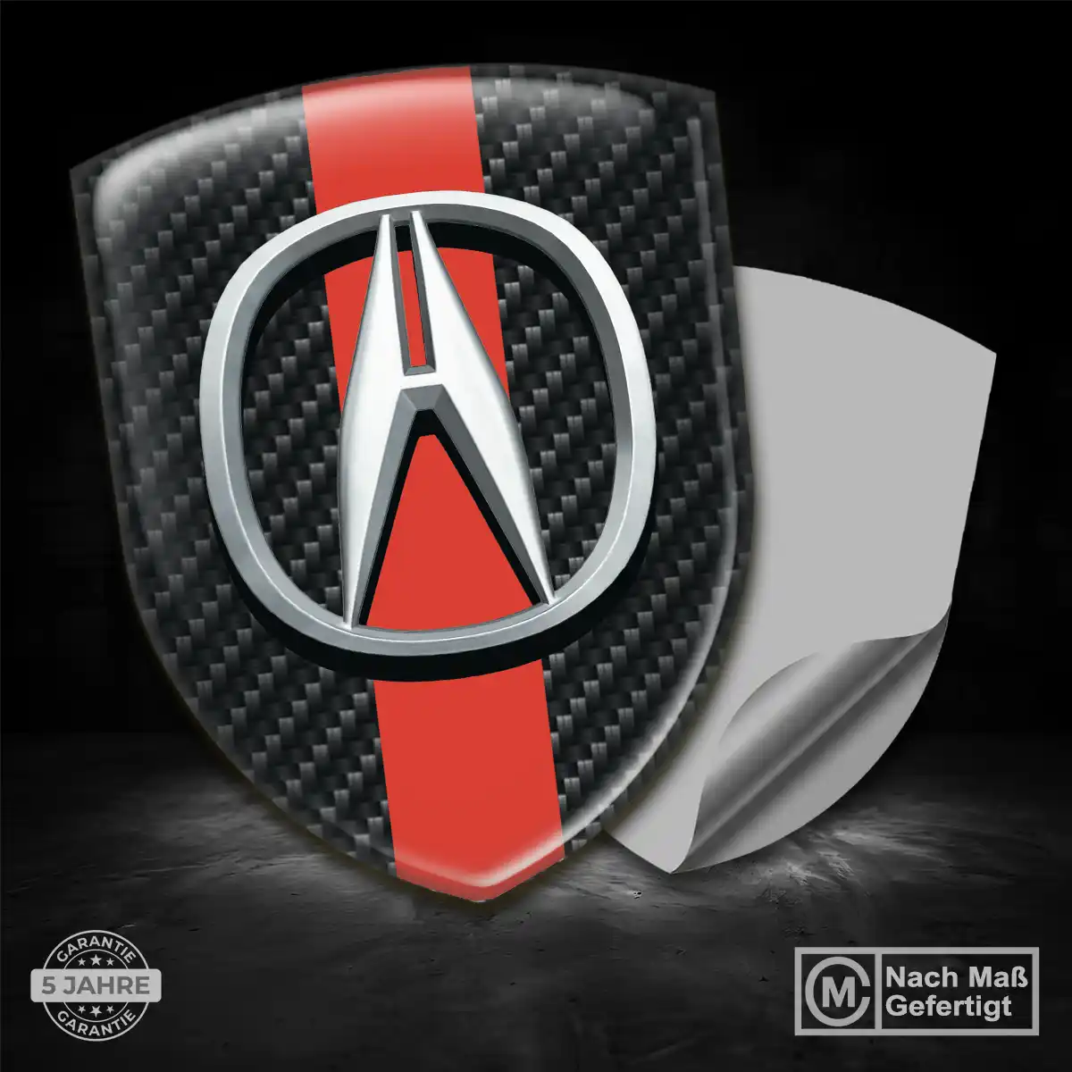 Acura 3D Gel Aufkleber Silikon Luxus-Edition