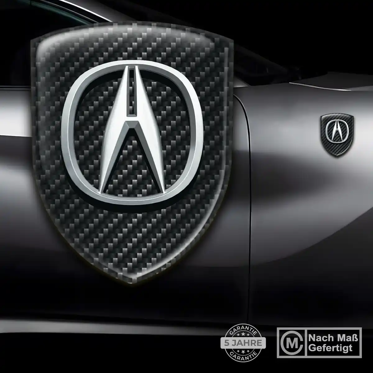 Acura 3D Gel Aufkleber Silikon Stilvolles Design