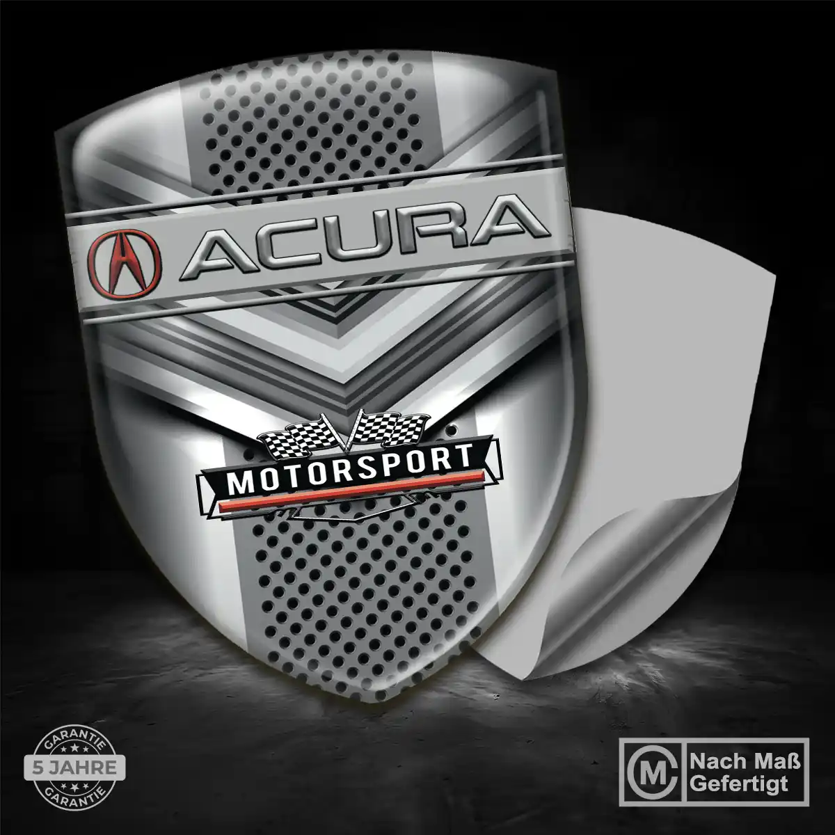 Acura 3D Gel Aufkleber Silikon Tuningfahrzeug
