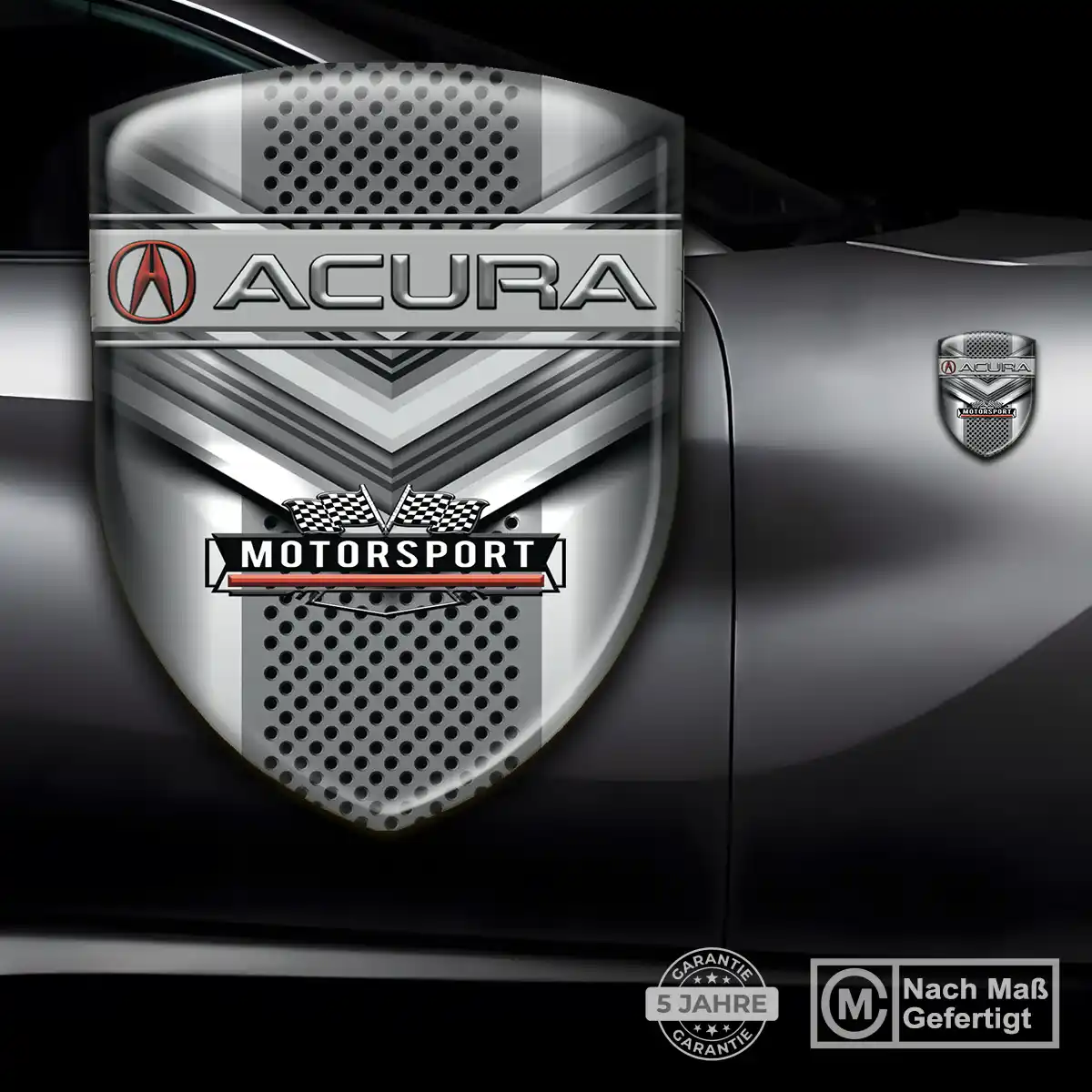 Acura 3D Gel Aufkleber Silikon Tuningfahrzeug