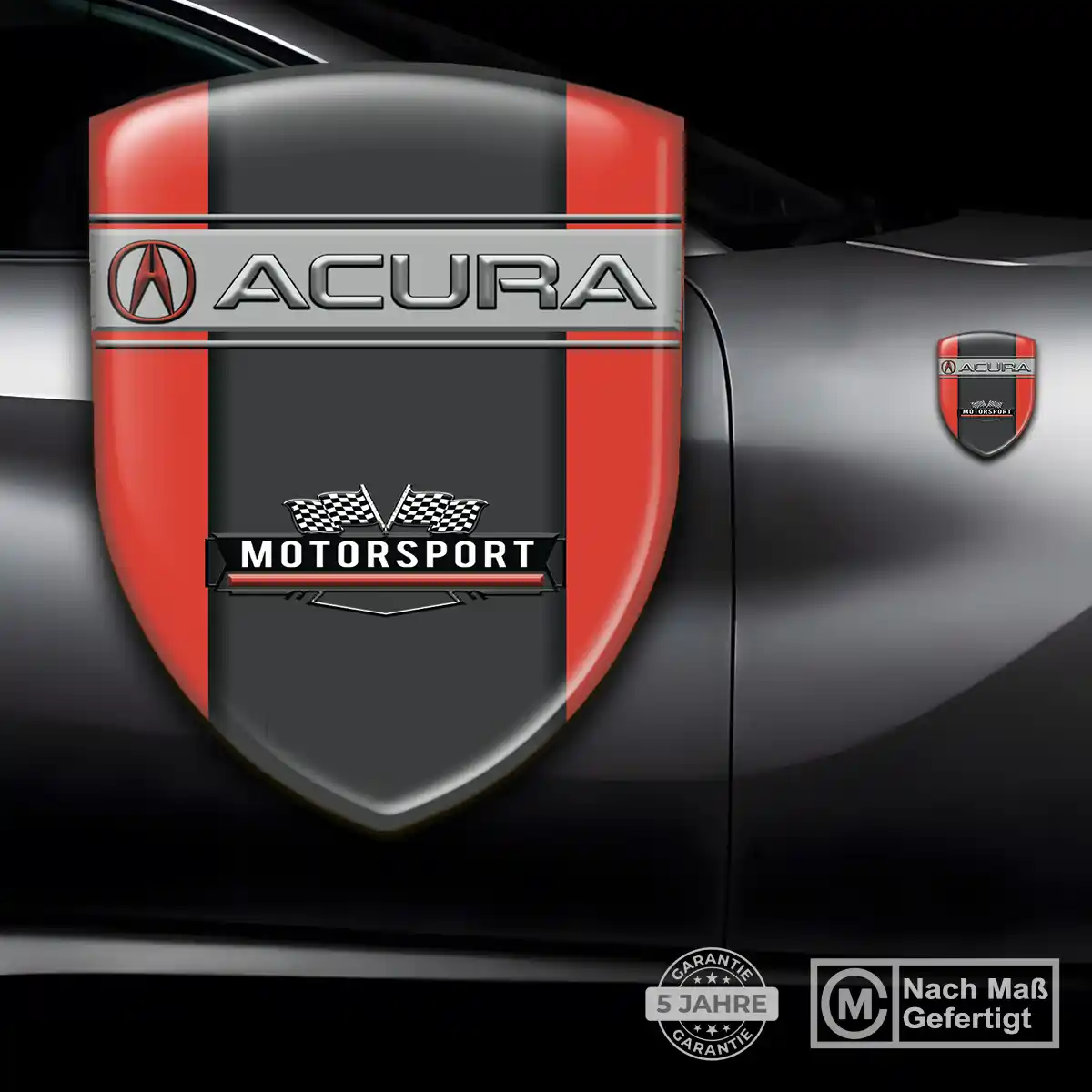 Acura 3D Gel Aufkleber Stilvolles Design