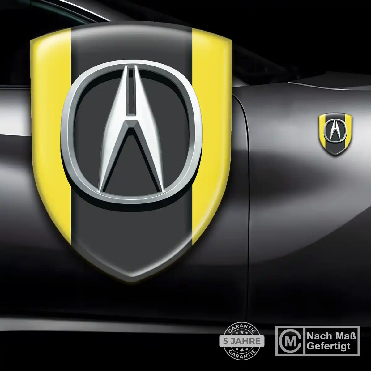 Acura 3D Gel Aufkleber Tuningfahrzeug