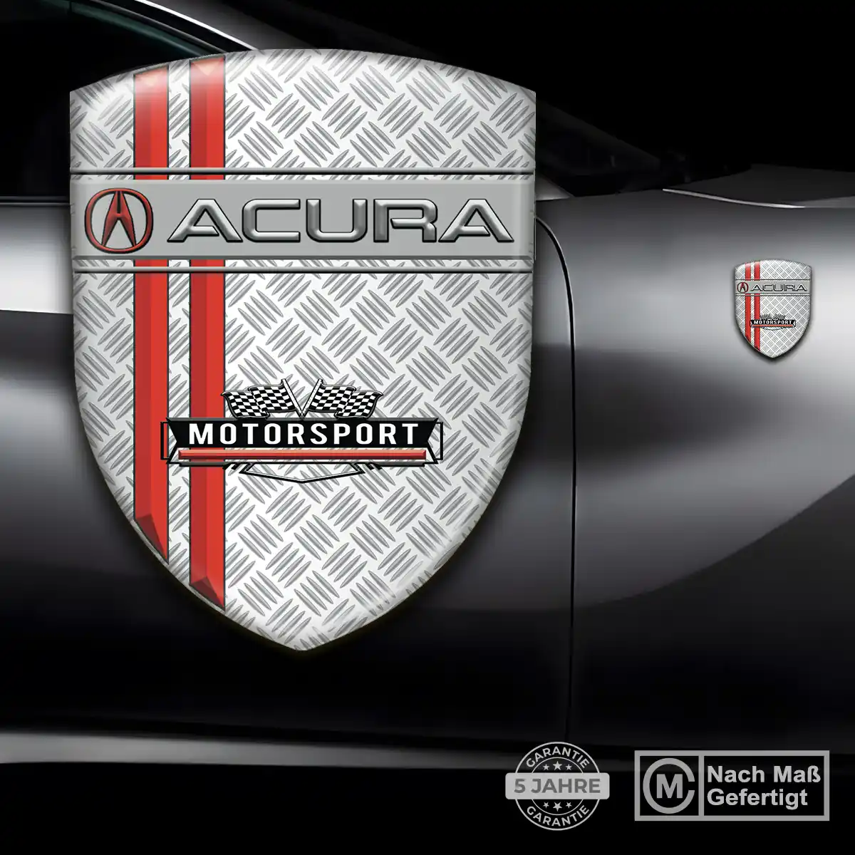 Acura 3D Gel Aufkleber Wappen Auto Interieurdesign