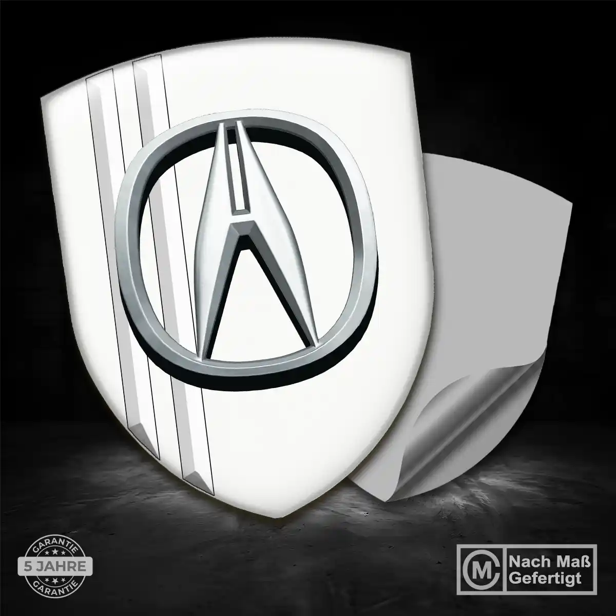 Acura 3D Gel Aufkleber Wappen Auto Premium-Edition