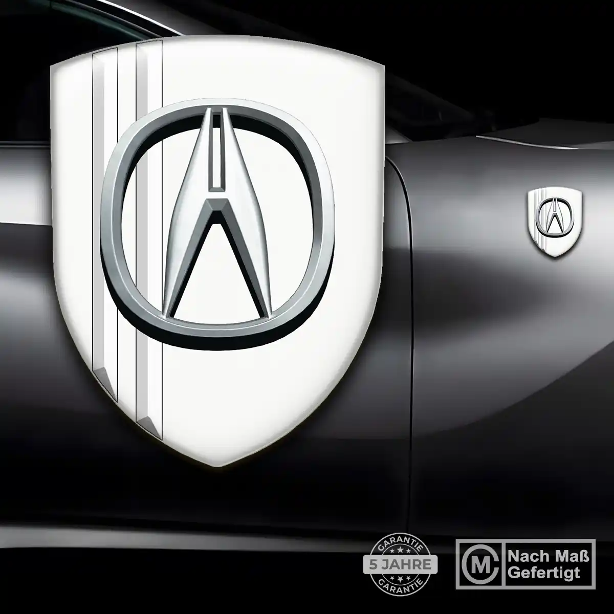 Acura 3D Gel Aufkleber Wappen Auto Premium-Edition