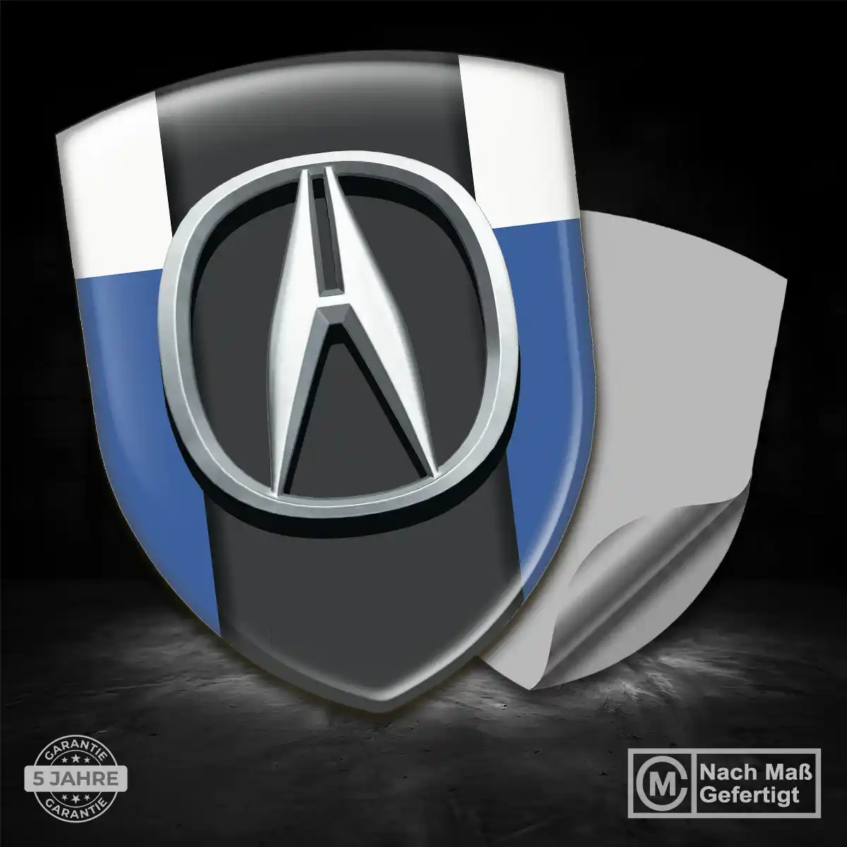 Acura 3D Gel Aufkleber Wappen Auto Premiumqualität