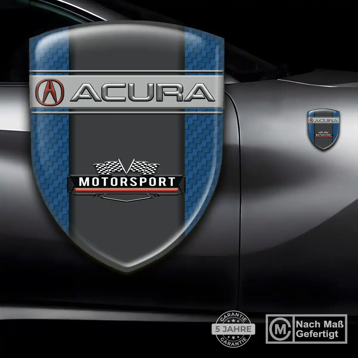 Acura 3D Gel Aufkleber Wappen Auto Stilvolles Design