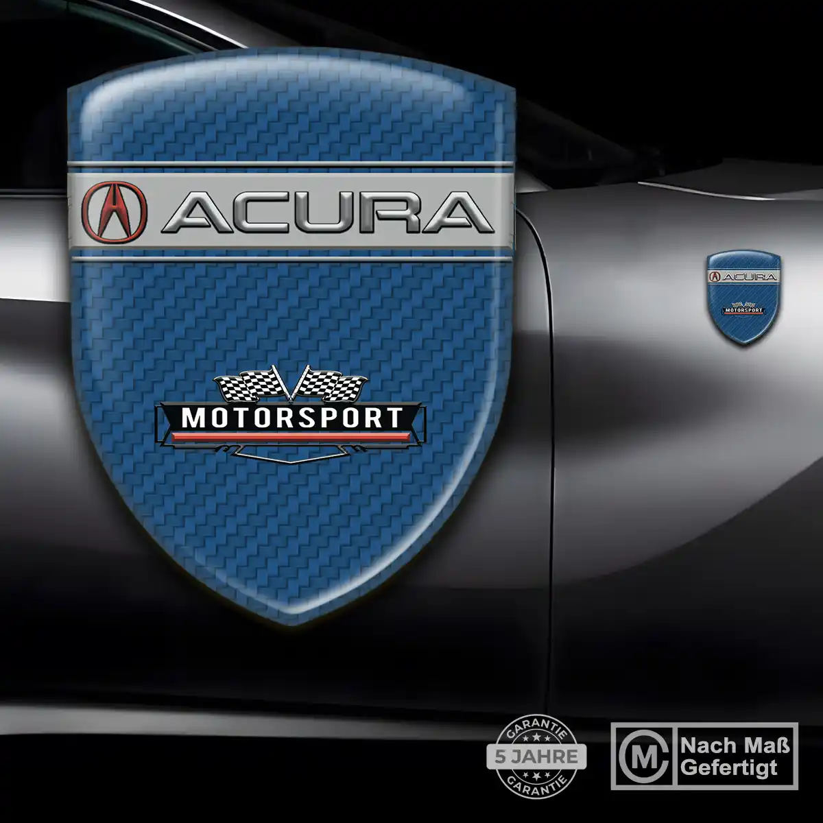 Acura 3D Gel Aufkleber Wappen Luxus-Edition