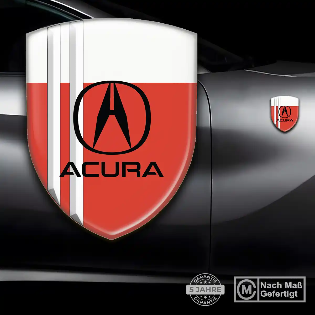 Acura 3D Gel Aufkleber Wappen Stilvolles Design