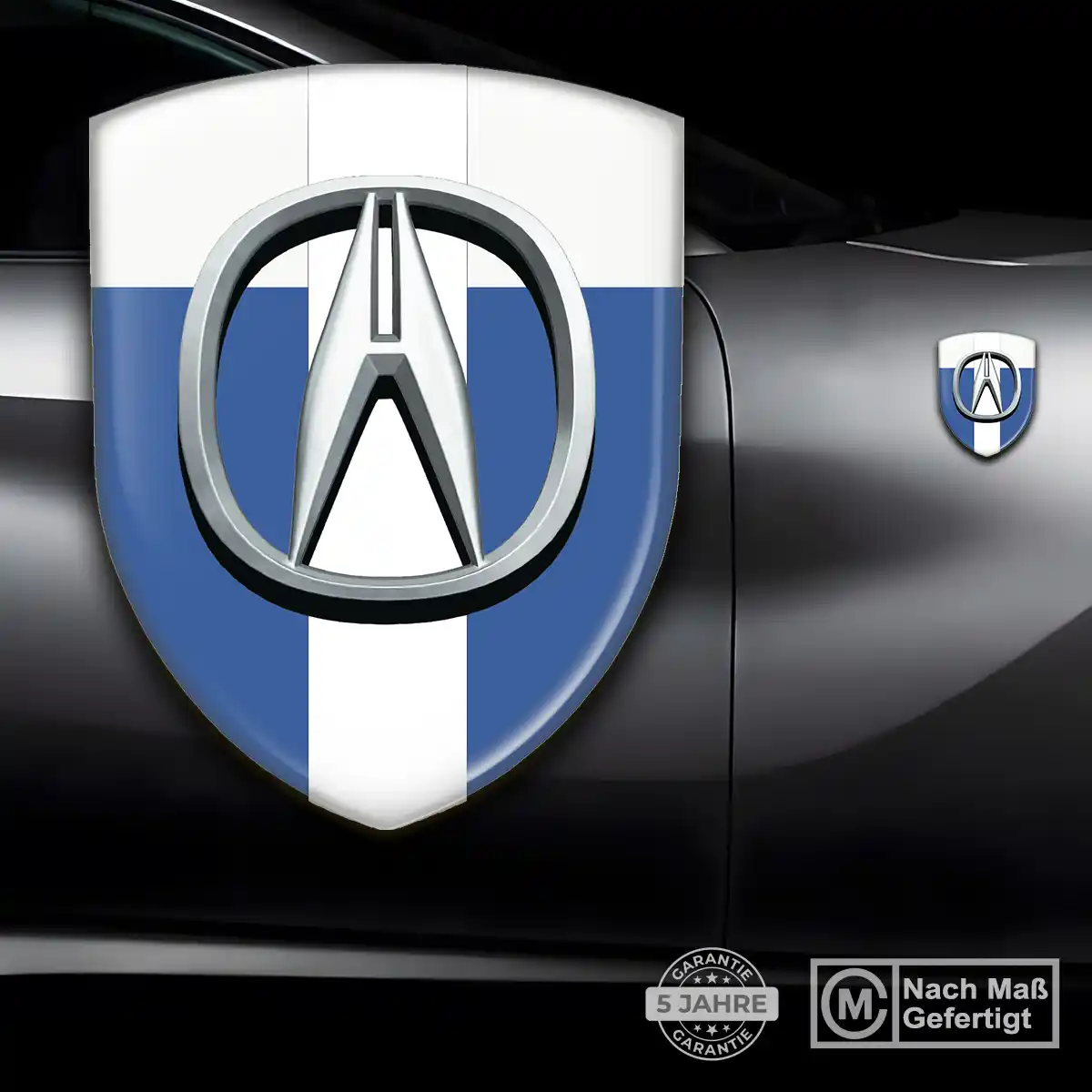 Acura 3D Gel Aufkleber Wappen Tuningfahrzeug