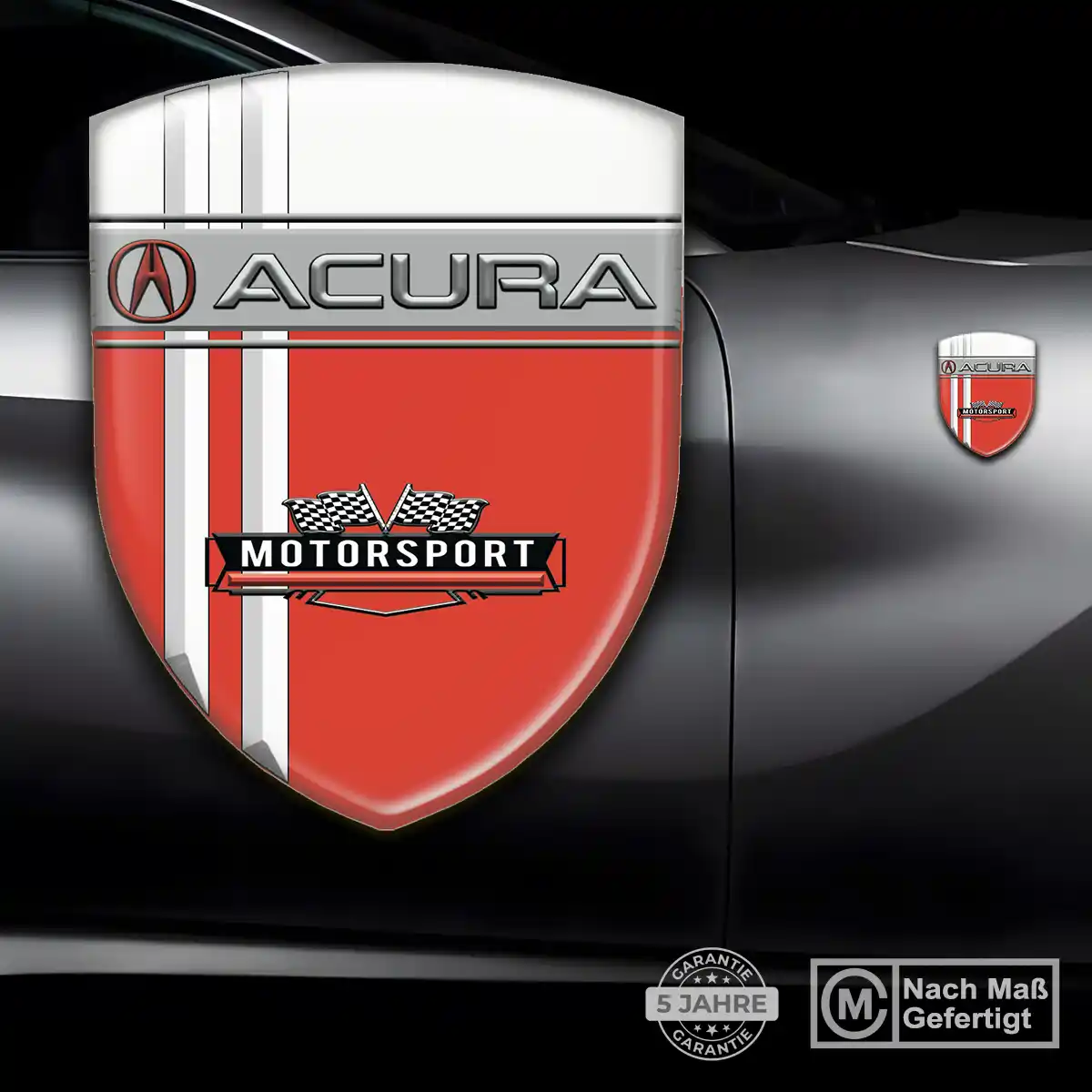 Acura Aufkleber 3D Gel Silikon Auto Exterieurdesign