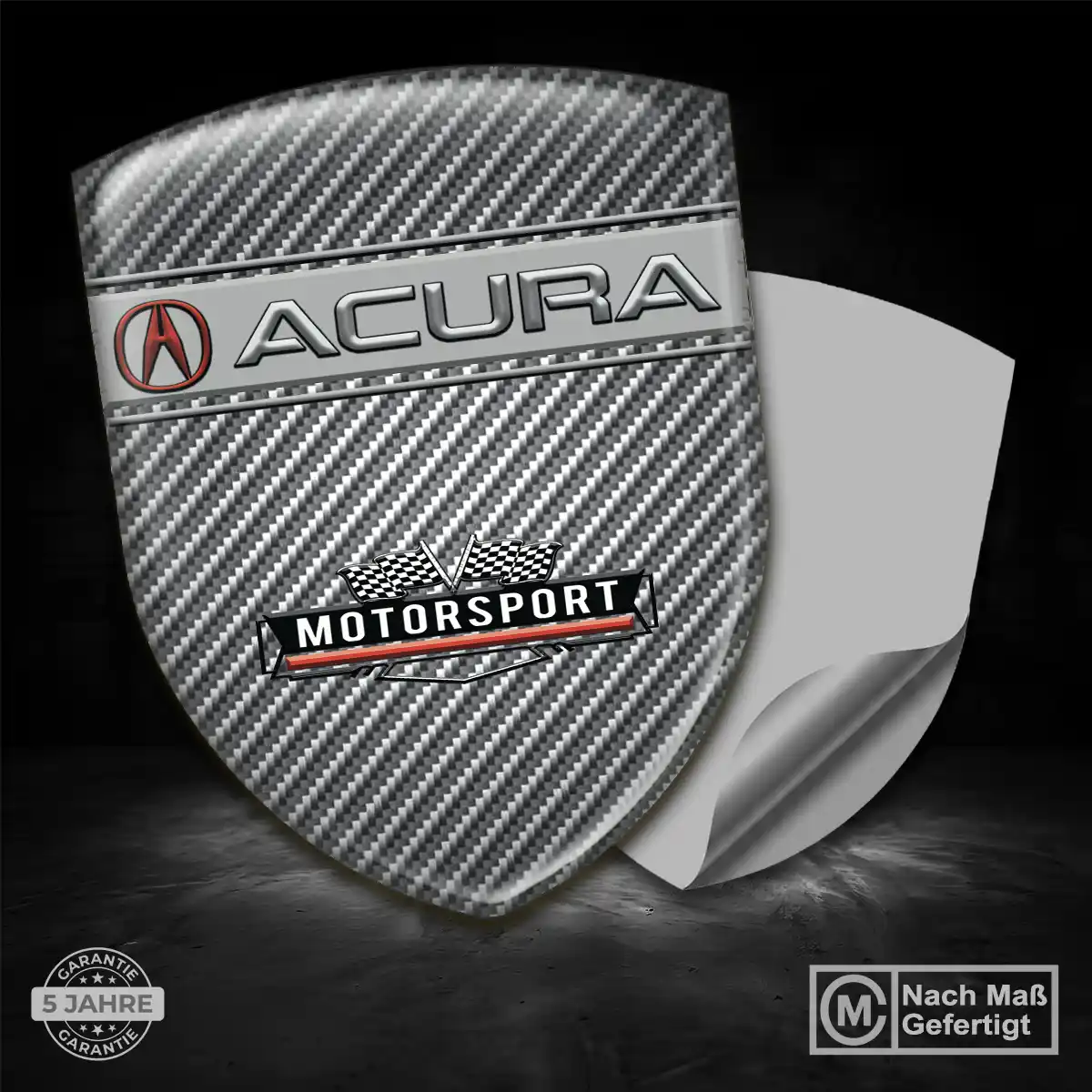 Acura Aufkleber 3D Gel Silikon Exterieurdesign