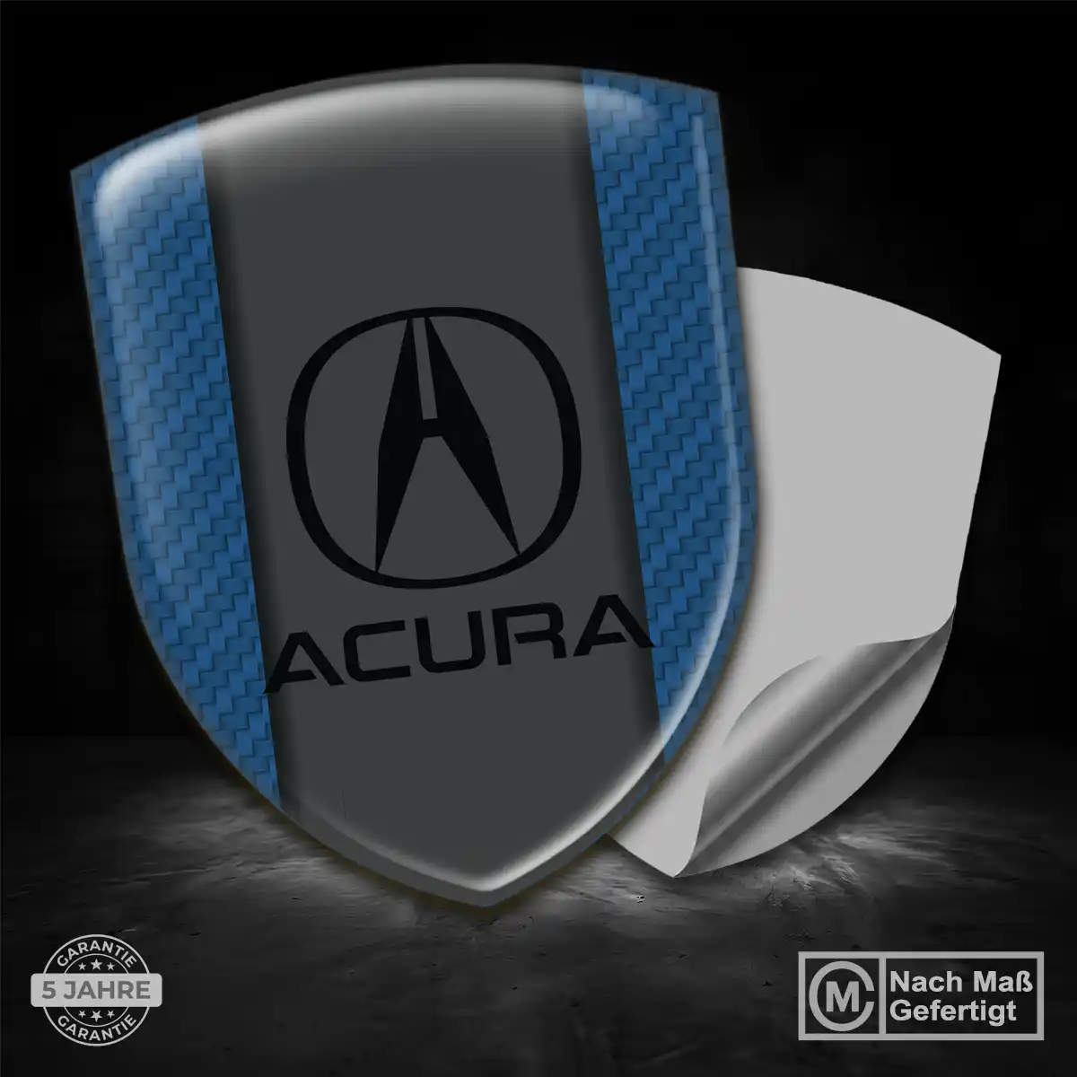 Acura Aufkleber 3D Gel Silikon Hochwertiges Harz