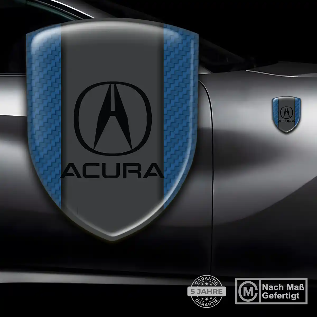 Acura Aufkleber 3D Gel Silikon Hochwertiges Harz